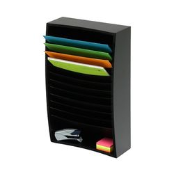Marbig Organiser Desktop 12 Tier Black