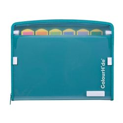 ColourhideExpanding File Zip It File Teal