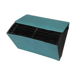 Marbig Expanding File Foolscap Heavy Duty 1-31 Green