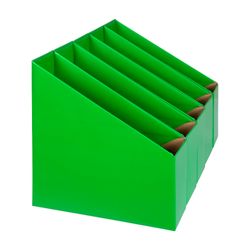 Marbig Book Box Small Green Pack 5