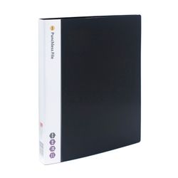 Marbig Punchless File A4 Black