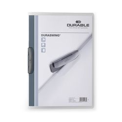 Durable Duraswing File 30 Sheet Capacity A4 Graphite/Clear