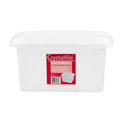 Crystalfile Box Porta Mini 20L Clear Pack 6