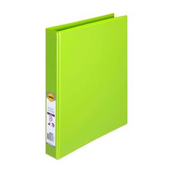 Marbig Clearview Insert Ring Binder A4 25mm 2d Lime