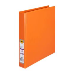 Marbig Clearview Insert Ring Binder A4 25mm 2d Orange