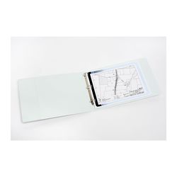 Marbig Clearview Insert Binder A3 Landscape 50mm 3D Ring White