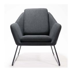 Cardinal Single Seater Arm Chair Charcoal