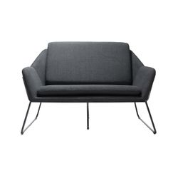Cardinal Two Seater Arm Chair Charcoal