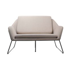 Cardinal Two Seater Arm Chair Stone