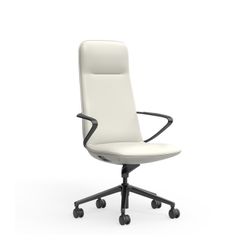 Nico Executive Chair High Back Grey Leather