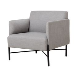 Avalon 1-Seater Lounge Vico Dusty Grey Upholstery
