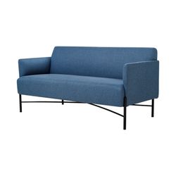 Avalon 2-Seater Lounge Vico Ocean Blue Upholstery