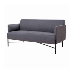 Avalon 2-Seater Lounge Vico Ashstone Grey Upholstery