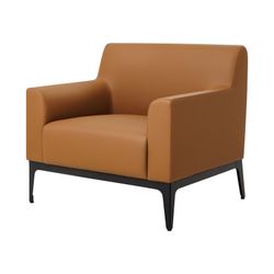 Avalon 1-Seater Lounge Tan PU