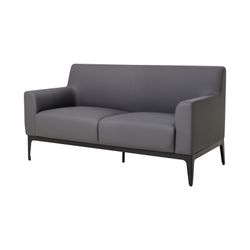 Avalon 2-Seater Lounge Charcoal PU
