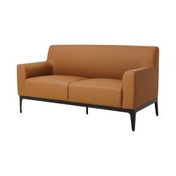 Avalon 2-Seater Lounge Tan PU