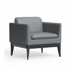 Madison 1-Seater Lounge Charcoal PU