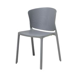Ripple Breakout Chair Stackable Storm Grey