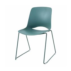 Vista Glide Chair Moss Sled Base Moss Shell