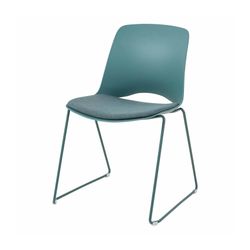 Vista Glide Chair Moss Sled Base Moss Shell & Kellygreen Seat Pad