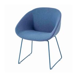 Vista Tub Chair Sky Sled Base Niagara Fabric