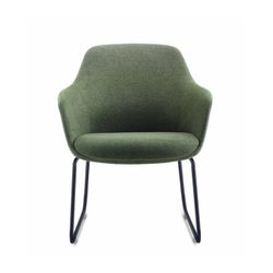 Aspen Sled Tub Chair Olive Fabric