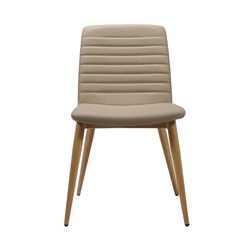 Pixel 4 Leg Chair Almond PU