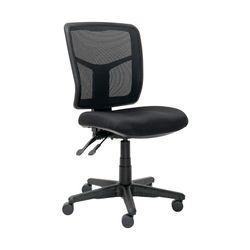 Mondo Tivoli Chair Mesh Back 2 Lever No Arms Black