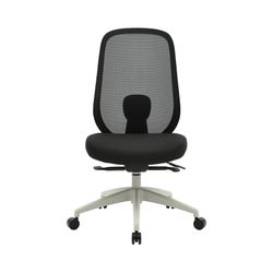 Buro Force Chair Light Grey Frame Black Mesh Back Black Seat
