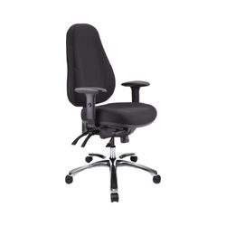 Buro Persona Chair 24/7 With Arms Black Fabric