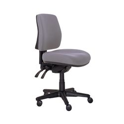 Buro Roma Chair 3 Lever Mid Back with Seat Slide Charcoal