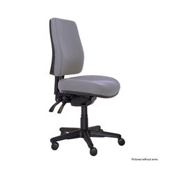 Buro Roma Chair 3 Lever High Back with Arms & Seat Slide Charcoal