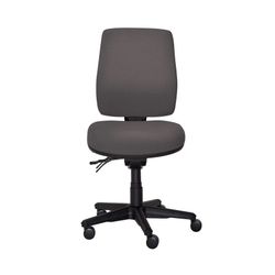 Buro Roma Chair 3 Lever HB SafeTex with Seat Slide Charcoal
