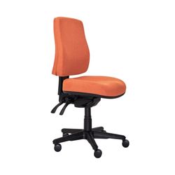 Buro Roma Chair 3 Lever HB SafeTex with Seat Slide Rust