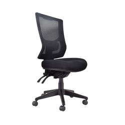 Buro Metro II 24/7 Chair Nylon Base High Mesh Back with Seat Slide Black