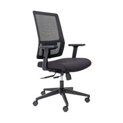 Buro Mantra Chair Mesh Back With Arms Black