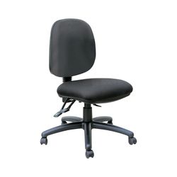 Mondo Java Chair 3 Lever Mid Back No Arms Black