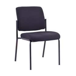 Buro Lindis Visitor Chair 4 Leg Black Fabric