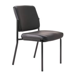 Buro Lindis Visitor Chair 4 Leg Black PU