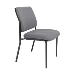 Buro Lindis Visitor Chair 4 Leg Smoke Fabric