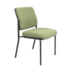 Buro Lindis Visitor Chair 4 Leg Olive Fabric