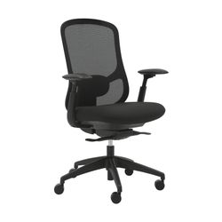 Buro Quantum Chair Mesh Back with Arms Black