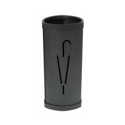 Alba Umbrella Stand Steel Black