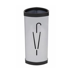 Alba Umbrella Stand Steel Silver