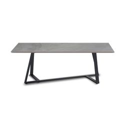 Piedra Coffee Table 1200x600mm Grey Carrara Marble Top