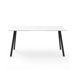 Rapid Eternity High Bar Table 2100mm Black Base Natural White Top