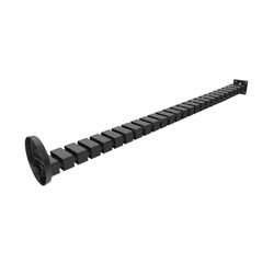 Rapidline Desk To Floor Snake 1300mm Black