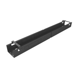 Rapidline Telescopic Desk Mount Cable Tray Black