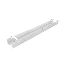 Rapidline Telescopic Desk Mount Cable Tray White