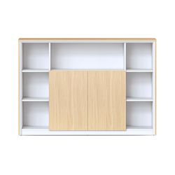 Casa Shelving And Storage Unit Natural Oak/Natural White